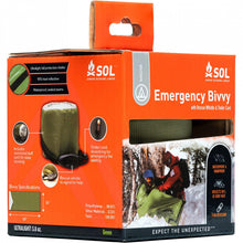 Load image into Gallery viewer, SOL Emergency Bivvy with Rescue Whistle & Tinder Cord