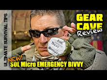 Load and play video in Gallery viewer, SOL Emergency Bivvy with Rescue Whistle & Tinder Cord