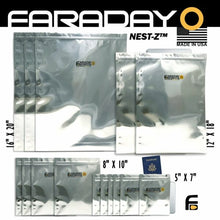 Load image into Gallery viewer, Faraday Defense NEST-Z EMP 7.0mil Faraday Bags 15pc Large Kit
