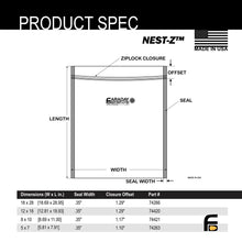 Load image into Gallery viewer, Faraday Defense NEST-Z EMP 7.0mil Faraday Bags 20pc Extra Large Kit
