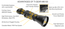 Load image into Gallery viewer, GSCI TI-GEAR-M6100 Ultra Long Range Thermal Observation Scope
