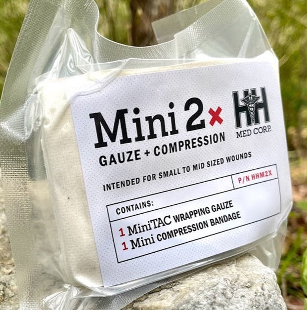 H&H Mini2X Compression Bandage w/ TACgauze