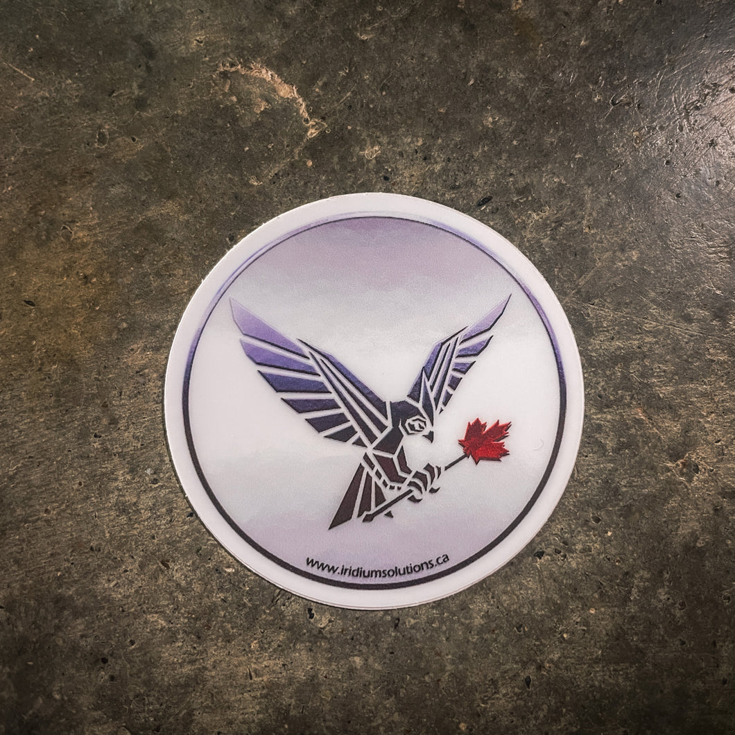 Metallic Snowbird Sticker