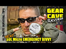 Load and play video in Gallery viewer, SOL Emergency Bivvy with Rescue Whistle &amp; Tinder Cord
