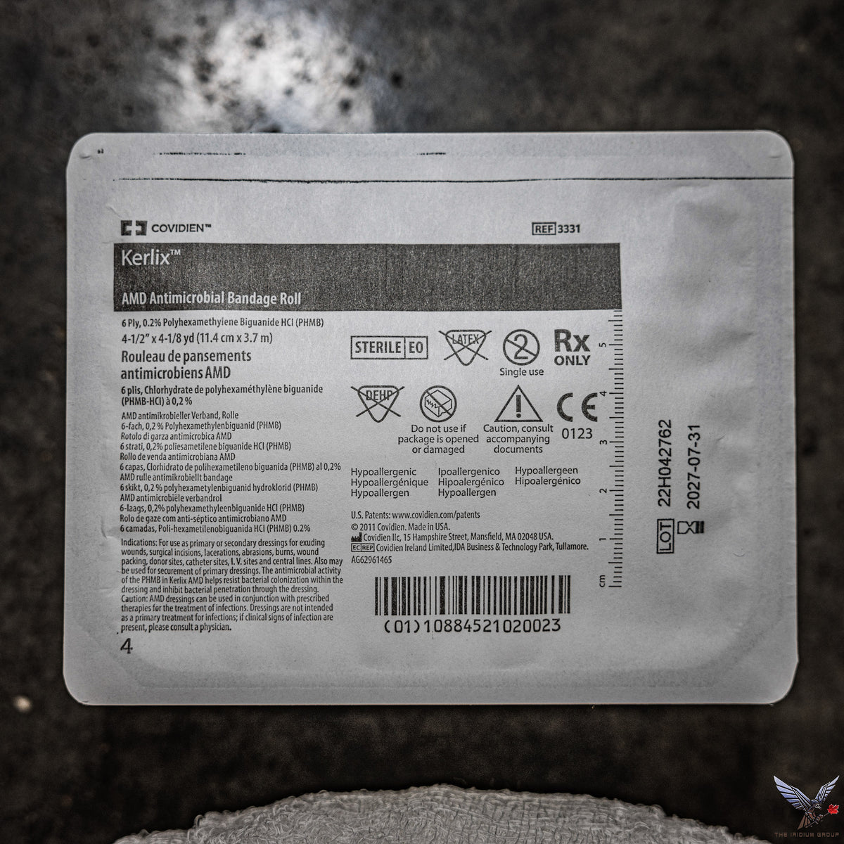 Responder Antimicrobial Kerlix Gauze Roll for Wound Wrapping 4.5”x